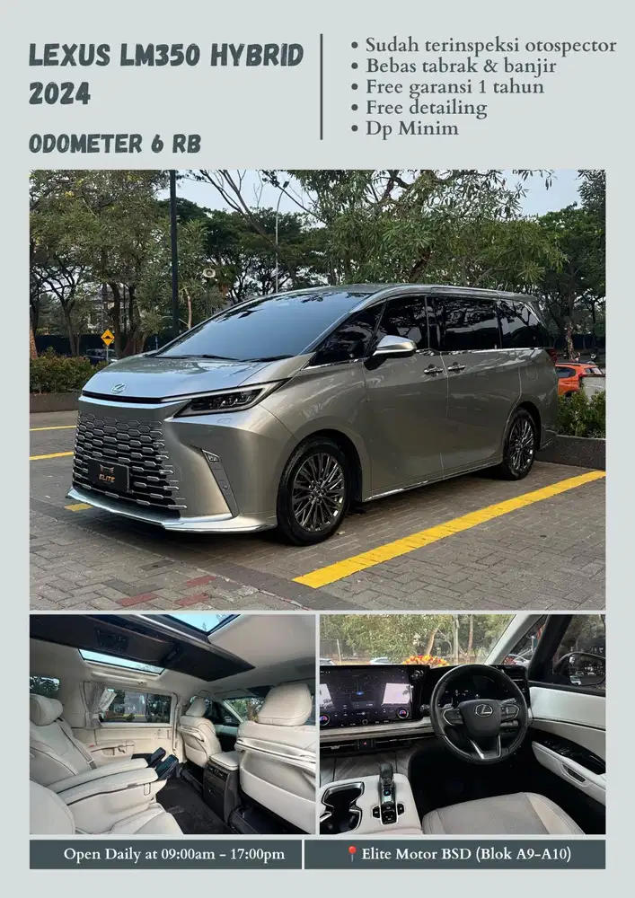 Lexus LM350 Hybrid 2024