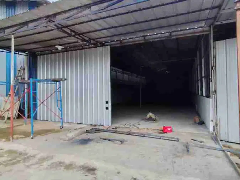 disewakan gudang siap pakai luas 240m bebas banjir