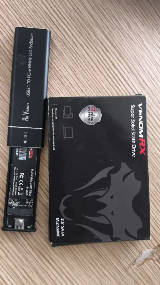 SSD M.2 NVME 512GB Laptop/PC merk VemomRX
