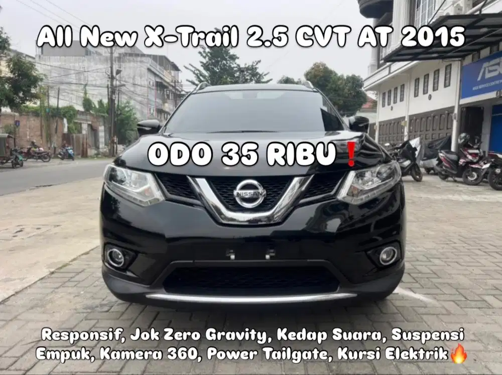 (TDP 51 JUTA!) Nissan All New X-Trail 2.5 CVT Automatic Hitam 2015