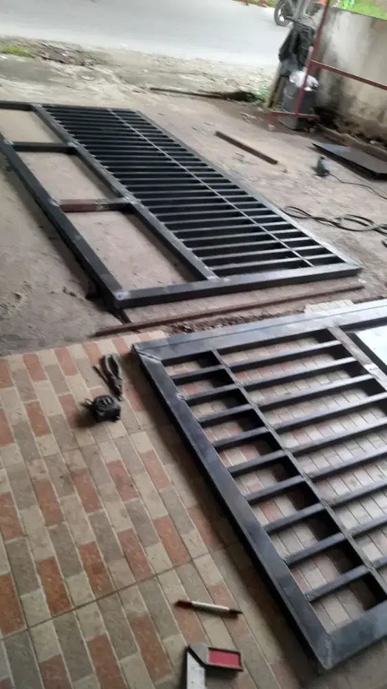 Pagar minimalis .pagar dorong