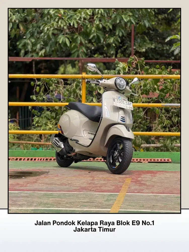 TERMURAH PIAGGIO VESPA PRIMAVERA S150 NEWMODEL TAHUN 2024 WARNA BEIGE
