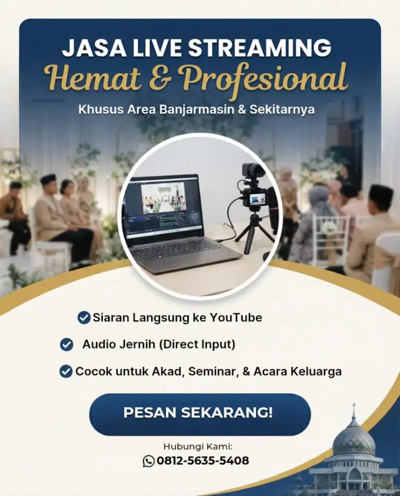 Jasa Live Streaming Murah & Profesional Banjarmasin