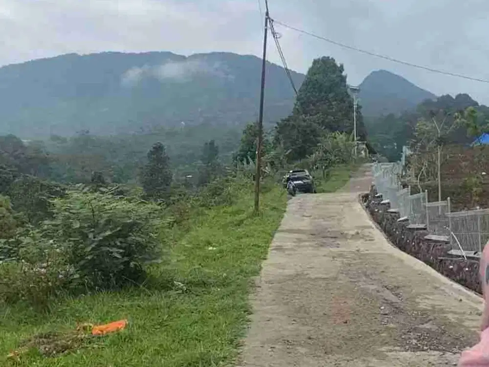 Tanah asri Buat villa di cijeruk bogor selatan