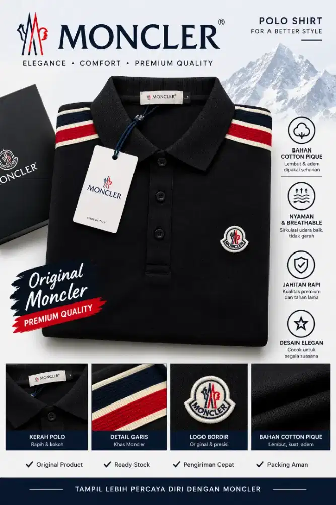 Moncler Polo Shirt size L