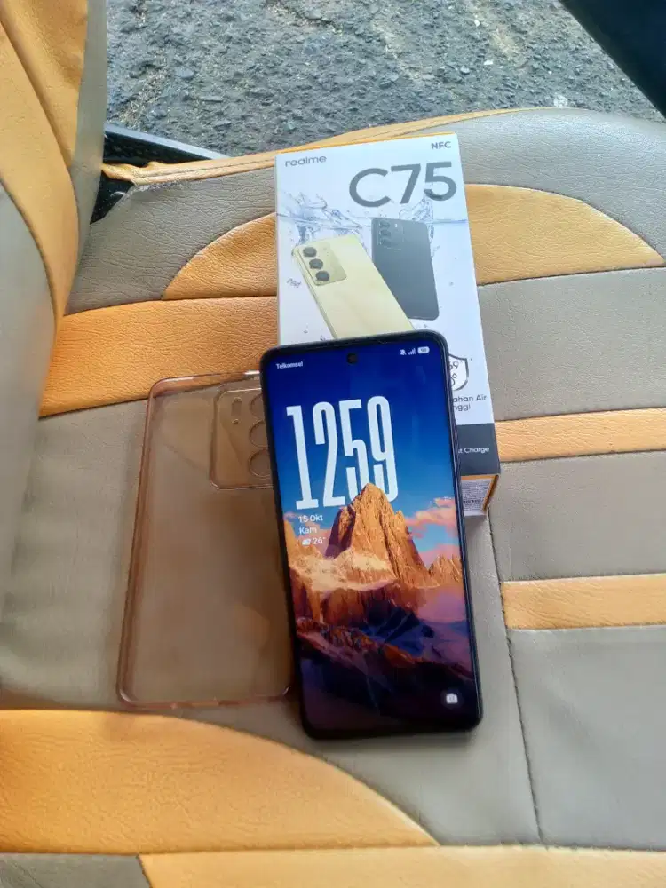 Realme C75 Ram 8/128GB warna Storm black