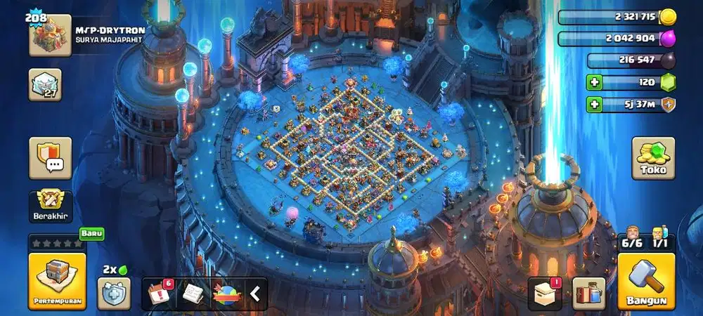 Jual akun COC th 16