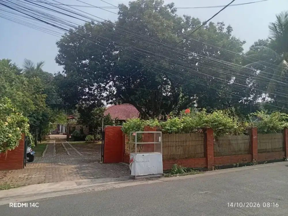 Dijual Lahan 2200 M2 Plus Bangunan di Cikunir Bekasi