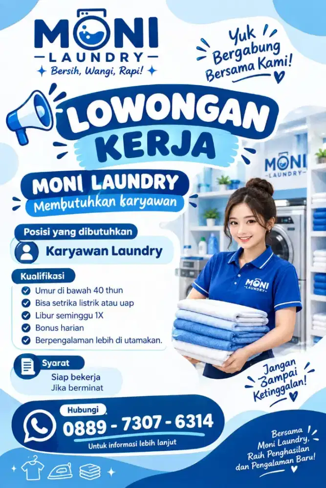 Lowongan kerja laundry Jakarta selatan