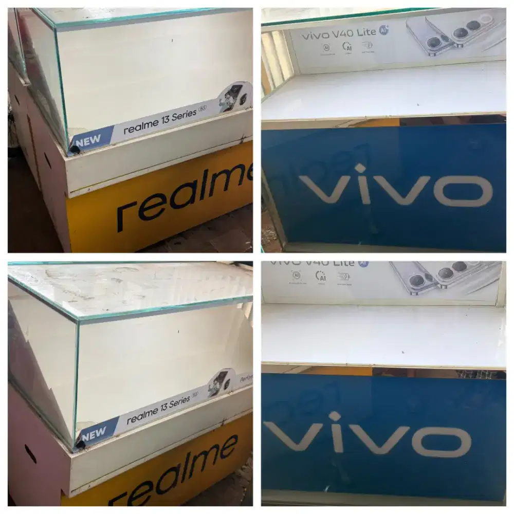 dijual etalace vivo realme