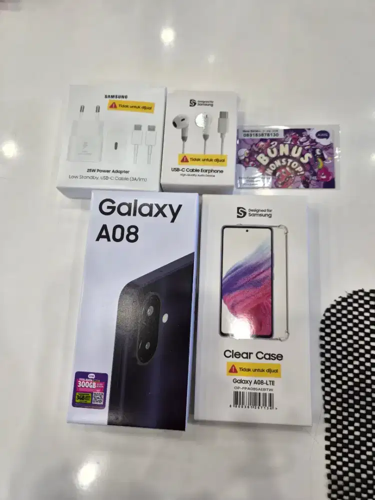 Samsung A08 (Gratis Bundling 3 barang)