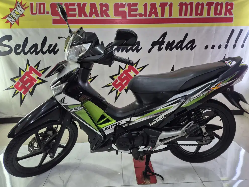 Supra x cw karbu 2013 plat L istimewa