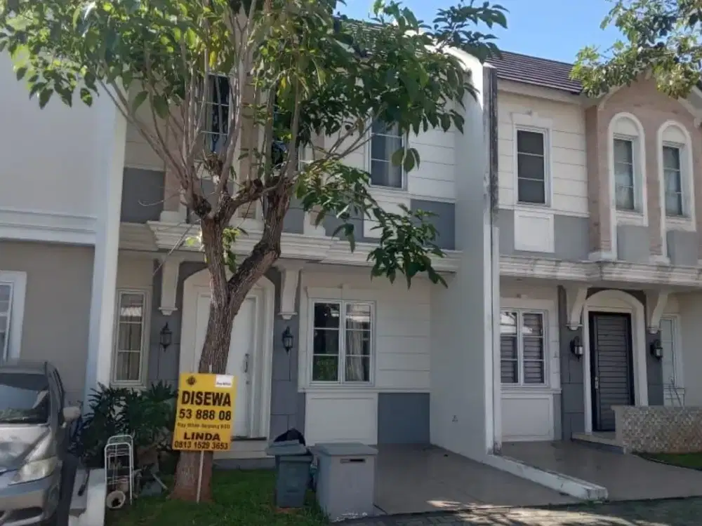 Disewakan Rumah Furnish Siap Huni di Vanya Park BSD Dekat ICE
