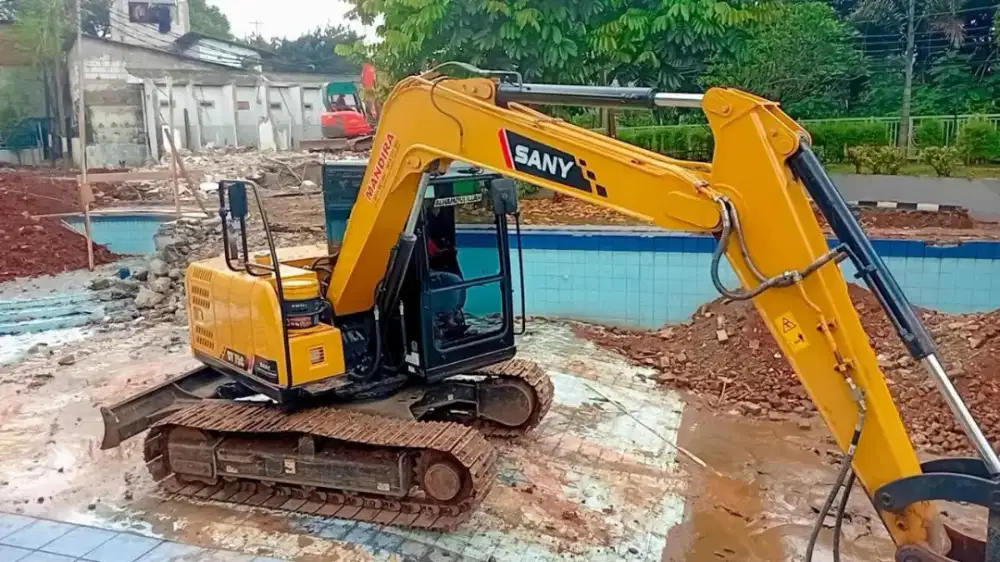 Excavator PC 60 Tanam Roller Wales Vibro