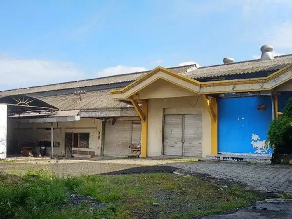 Dijual 3738 m2 Ex Pabrik Nol Jalan Raya Taman Sepanjang Sidoarjo Jawa Timur