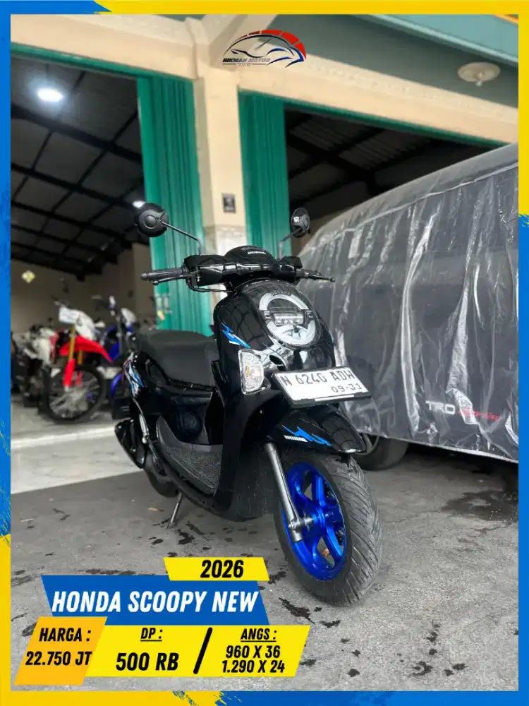 HONDA SCOOPY NEW 2026 ISTIMEWA MASZEHH HIKMAH MOTOR KEPUH MALANG