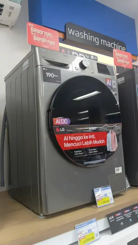 CICILAN LG WASHING MACHINE LOADING 11 KG