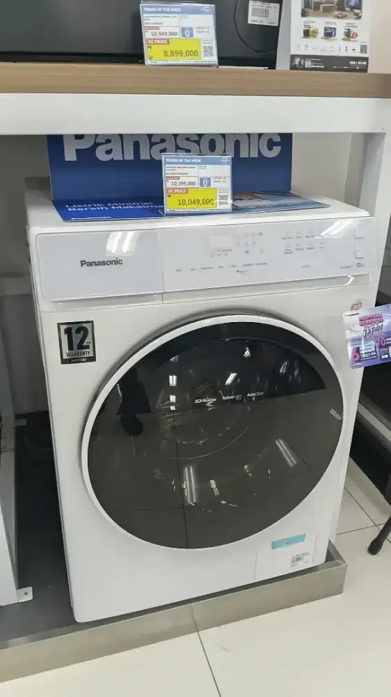 CICILAN PANASONIC WASHING MACHINE FRONT LOADING 9KG