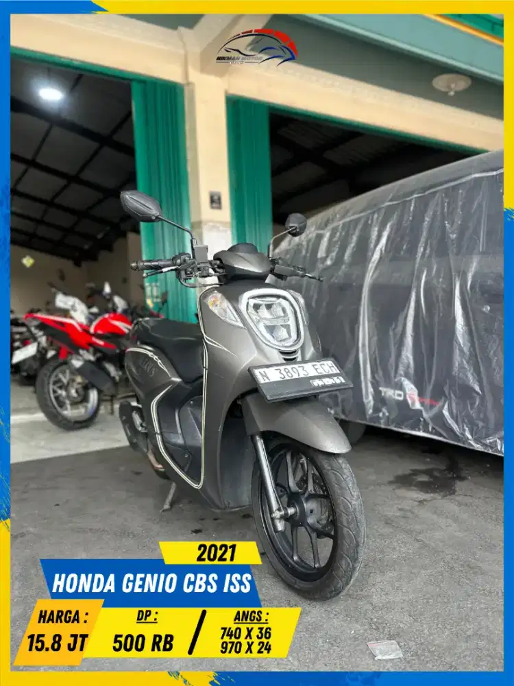 HONDA GENIO CBS ISS 2021 MANTAP MASZEHH HIKMAH MOTOR KEPUH MALANG