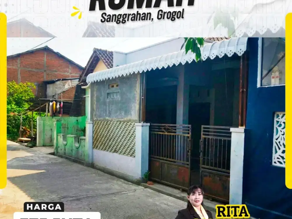 Dijual Rumah Harga 300Jutaan Solo Selatan Siap Huni
