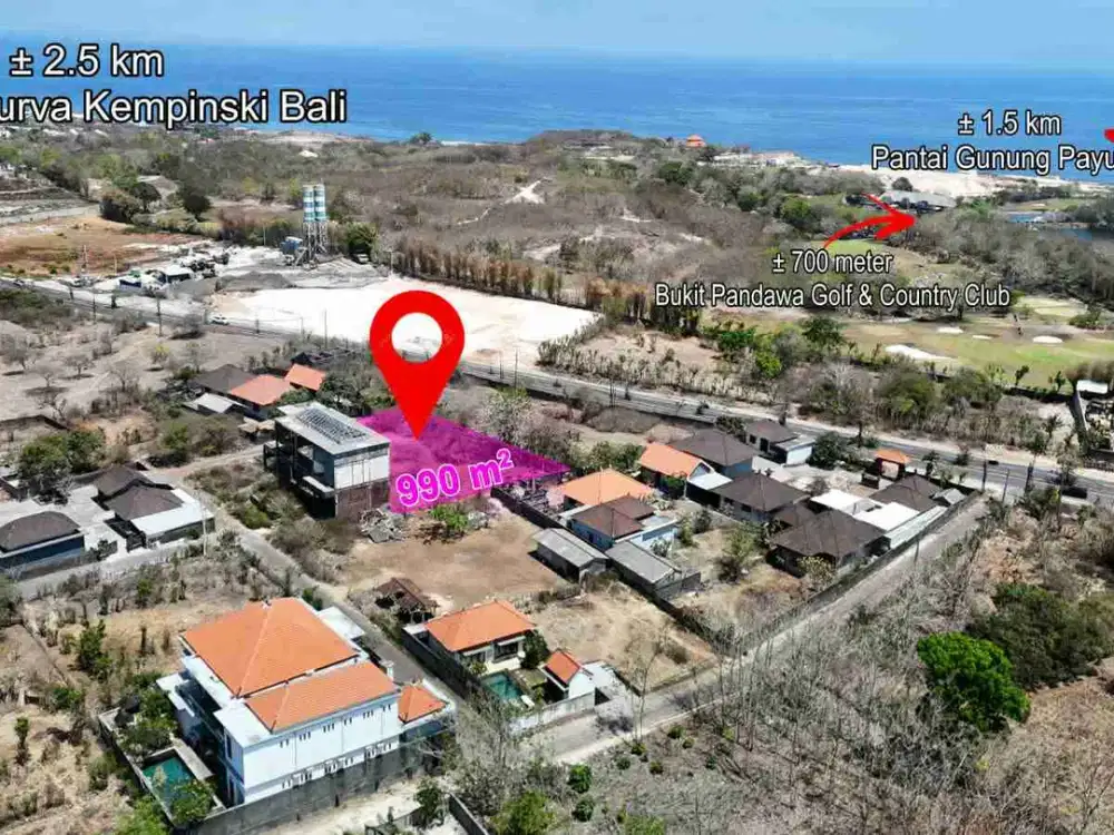 Tanah Ngantong Ocean View Zona Pariwisata Kutuh Bali