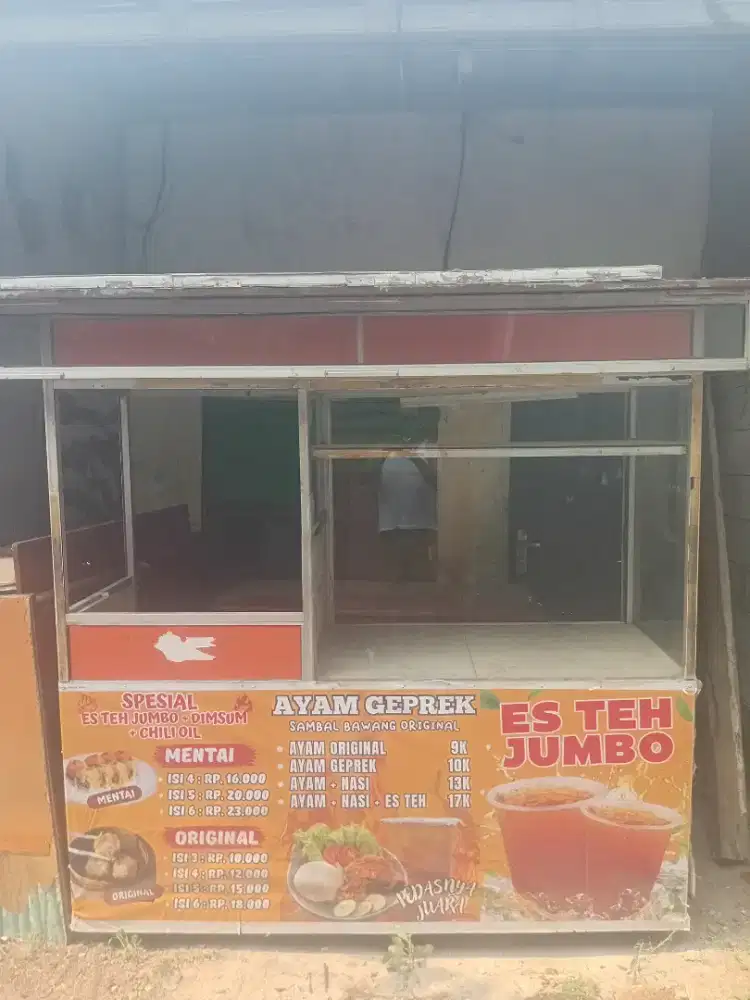 Grobak gorengan atau bisa di sesuaikan penjualannya