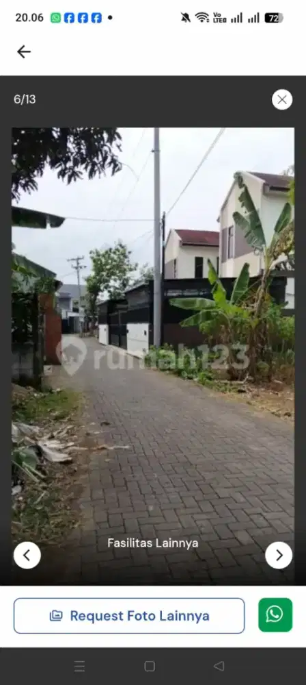 Dijual Tanah kavling cocok untuk rumah Kos di Tembalang Undip