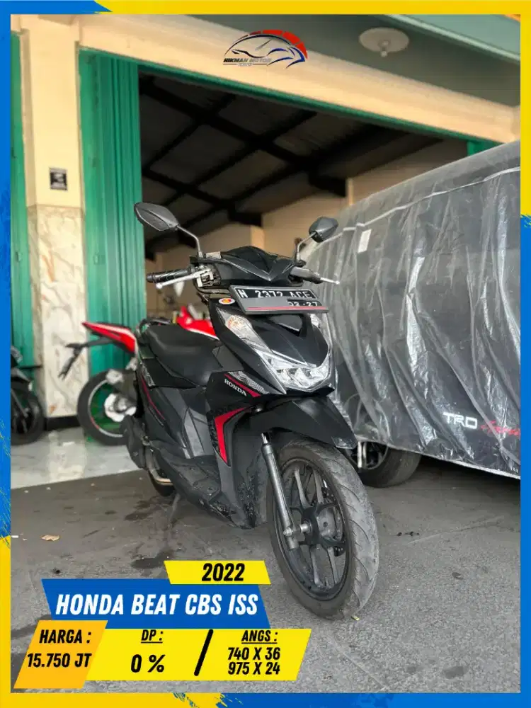 HONDA BEAT CBS ISS 2022 MURAH POLL BOSSKU HIKMAH MOTOR KEPUH MALANG