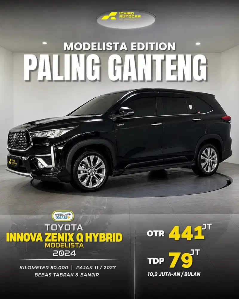 [FREE GARANSI 1TH]TOYOTA INNOVA ZENIX Q HYBRID MODELISTA 2024