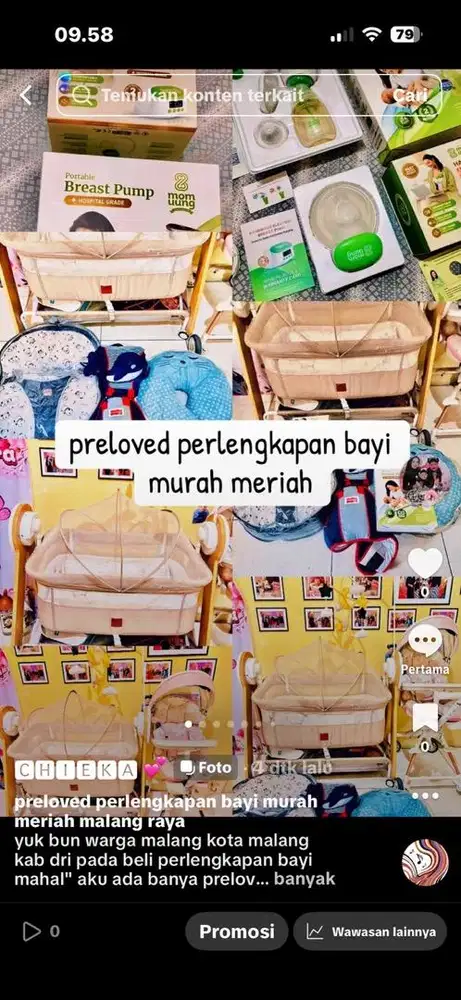 preloved perlengkapan bayi murah meriah