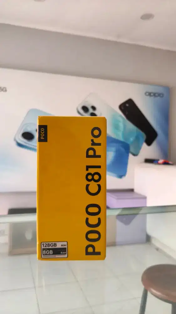 POCO C81 PRO 4+4/128 GARANSI RESMI BARUU