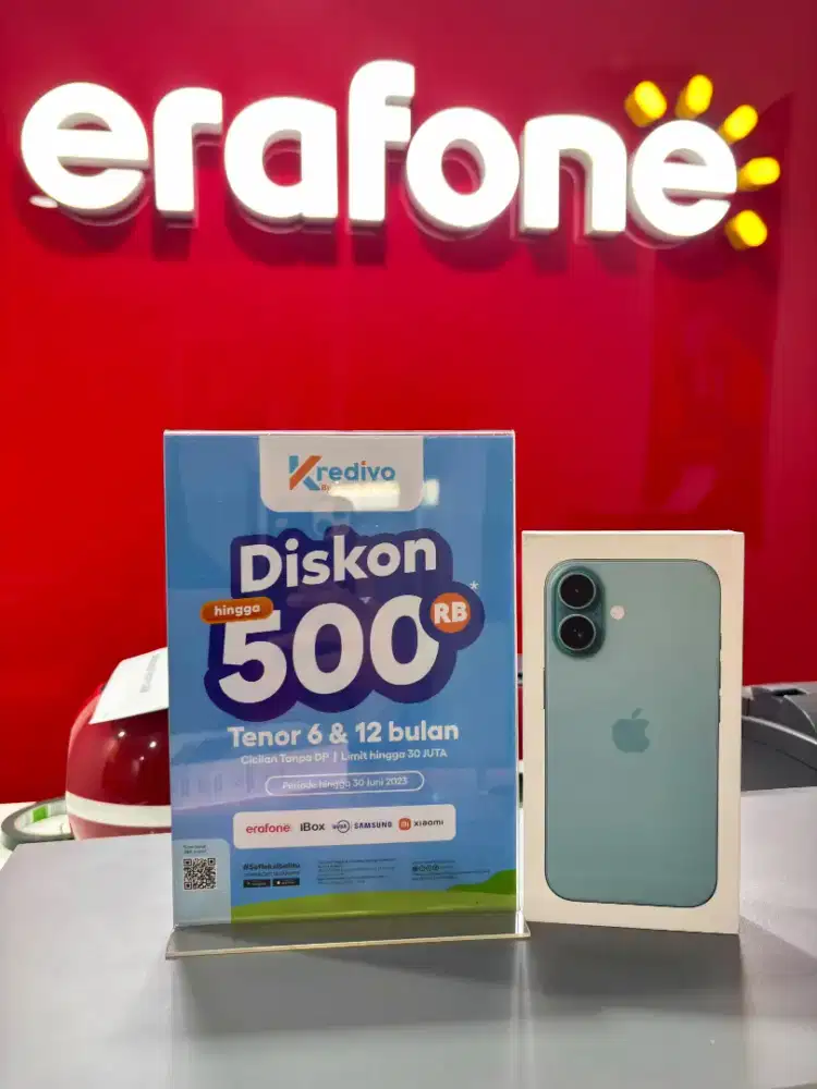 IPHONE 16 128GB CICILAN FREE 2X CICILAN