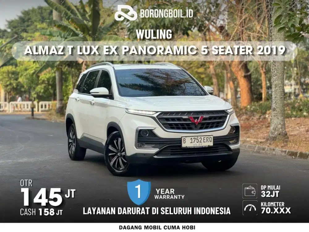 Wuling Almaz T LUX EX Panoramic 2019 Pristine White