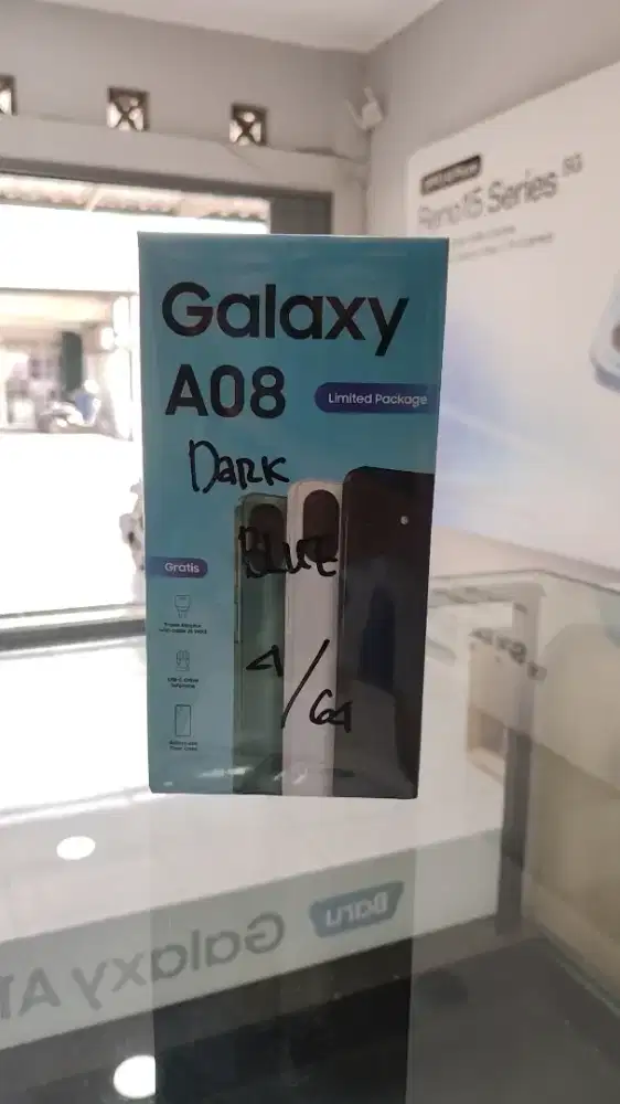 SAMSUNG A08 4/64 GARANSI RESMI BARUU