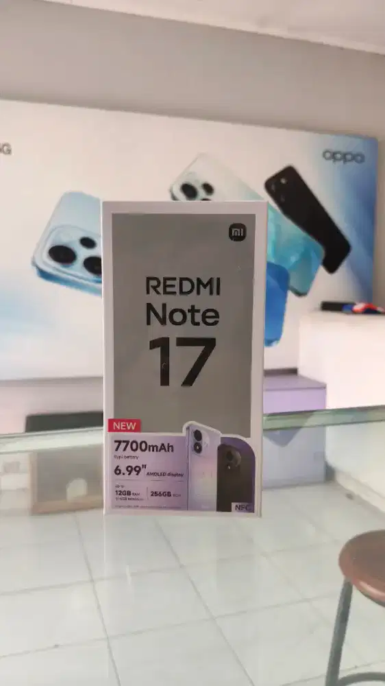 NEW REDMI NOTE 17 4G 6+6/256 GARANSI RESMI