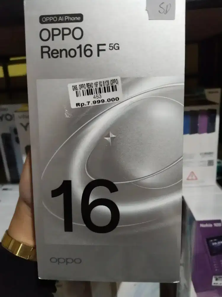 OPPO RENO 16F 5G 8/128GB ATLANTIS DAHSYAT