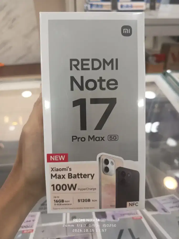 REDMI NOTE 17 PROMAX 8/256 GARANSI RESMI
