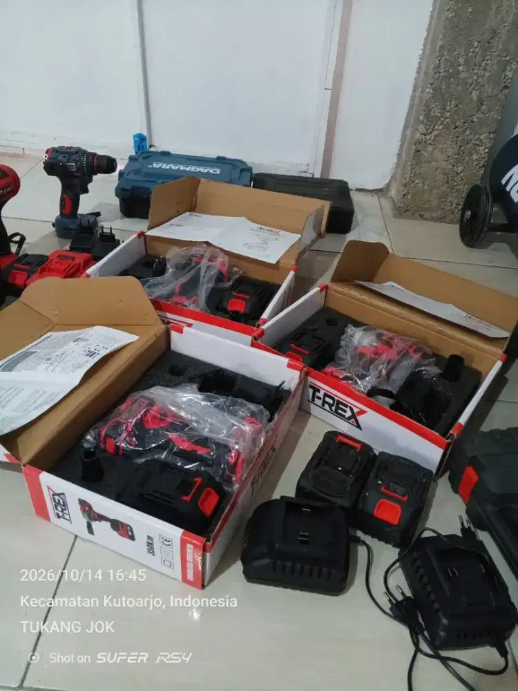 TREX Cordless Impact Wrench Brushless Impact Baterai Wrench