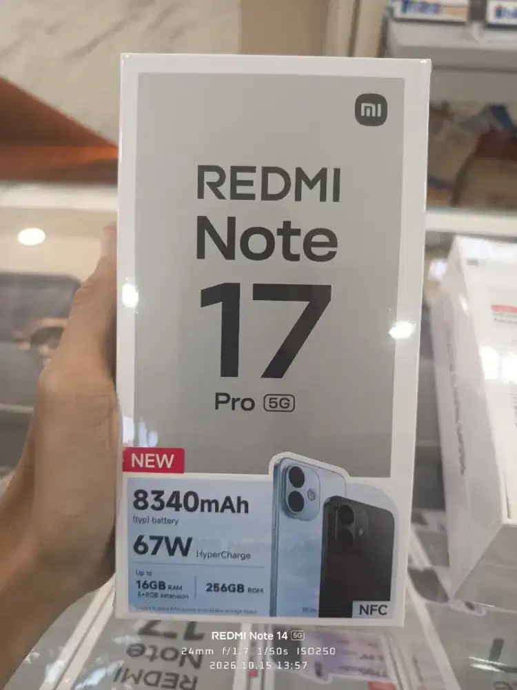 REDMI NOTE 17 PRO 5G 8/256 GARANSI RESMI