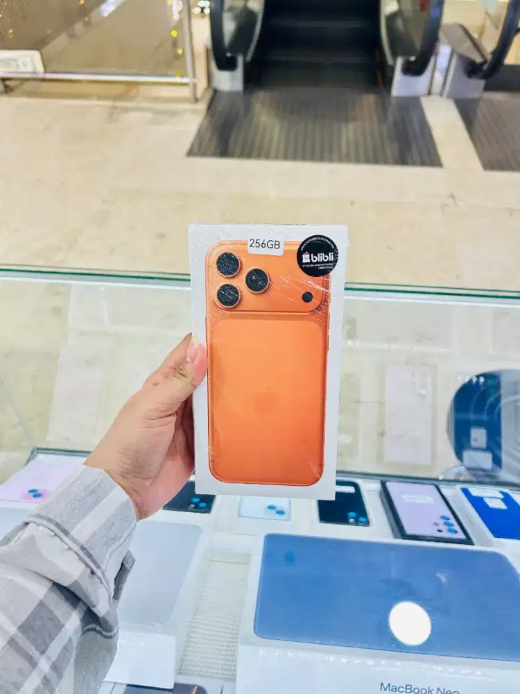 New Apple iPhone 17 Pro Max 256GB Orange Garansi Resmi iBox Indonesia