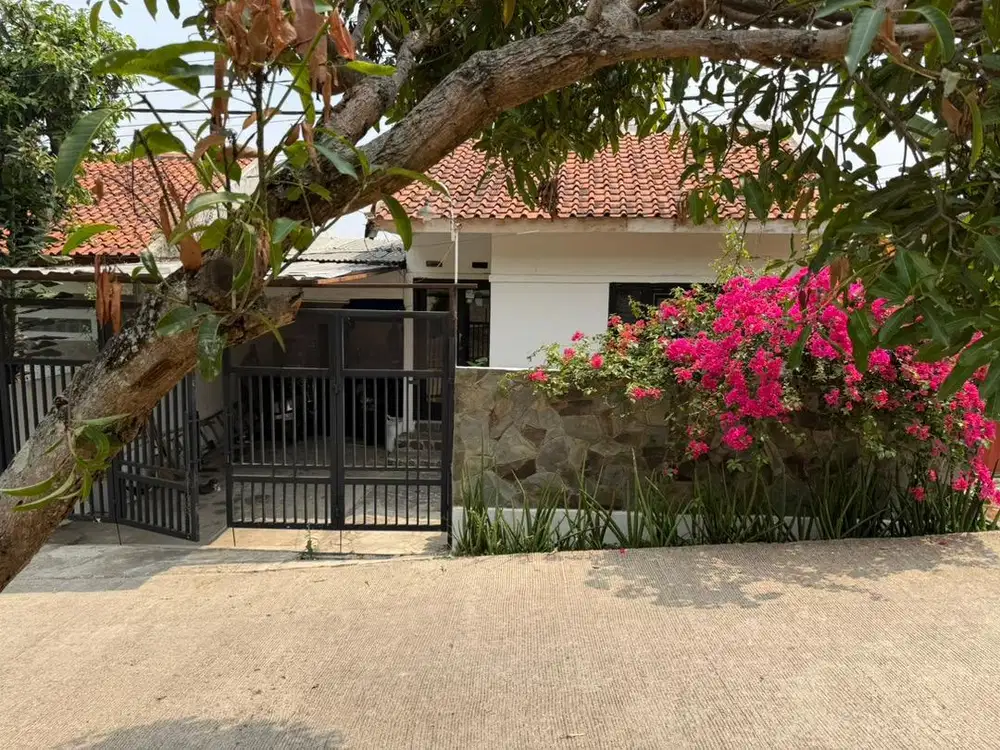 Rumah depan lapang dan masjid