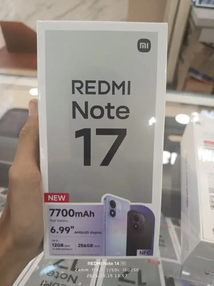 REDMI NOTE 17 4G 6/128 GB GARANSI RESMI