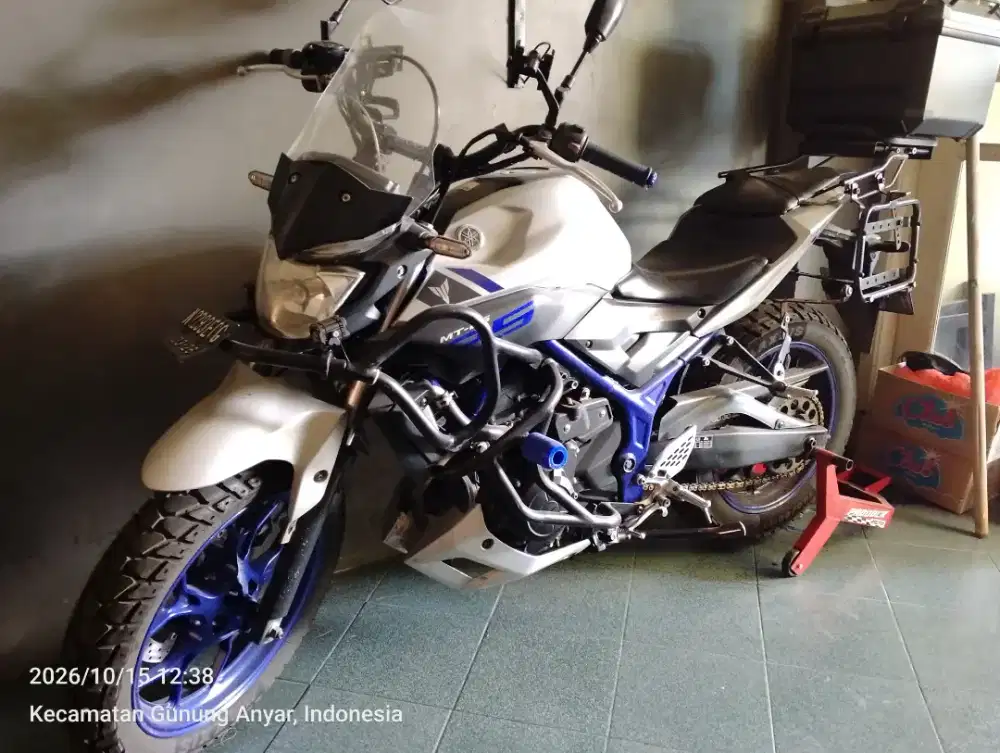 Yamaha MT 25 th 2015 full modif harga 27jt (nego)