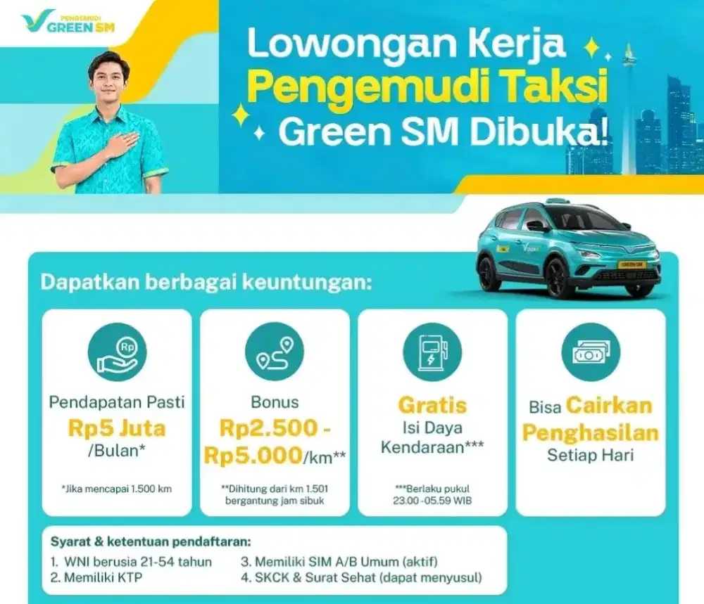 Driver taksi berpengalaman