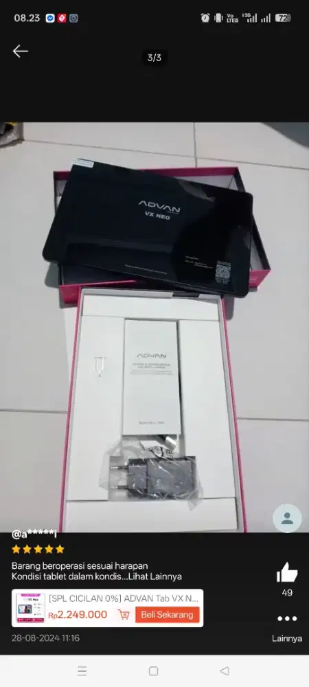 tab advance vx neo