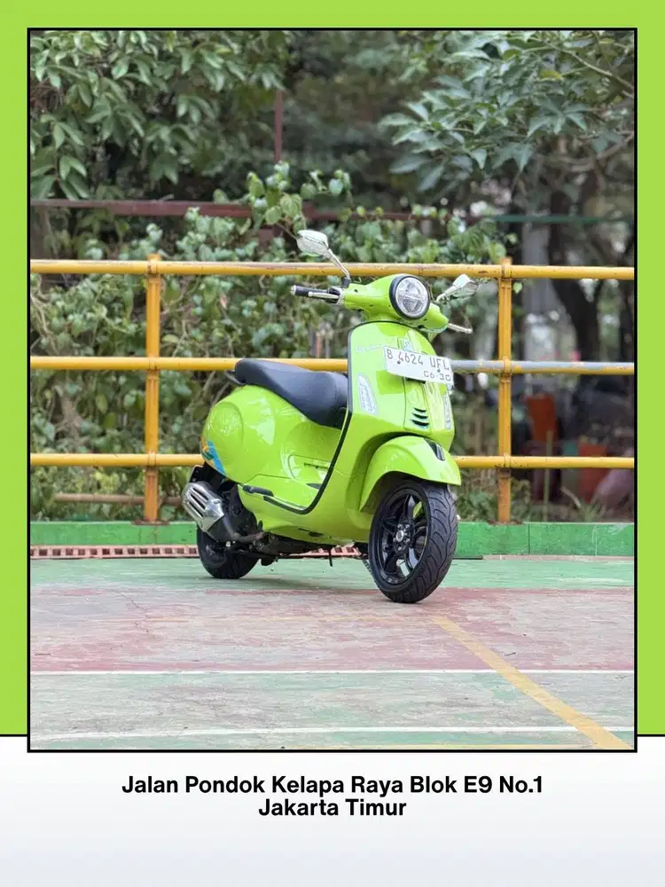 TERMURAH PIAGGIO VESPA PRIMAVERA S150 ABS LED NEWMODEL 2024 HIJAU