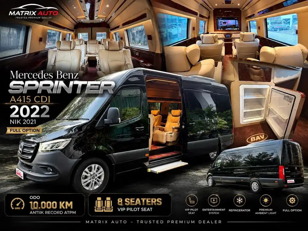 Mercede Benz Sprinter A415 CDi 2022 nik 2021 full option