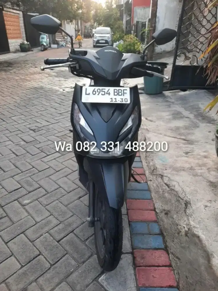 Honda Beat 2025 Hitam Doff Smartkey Km 9000