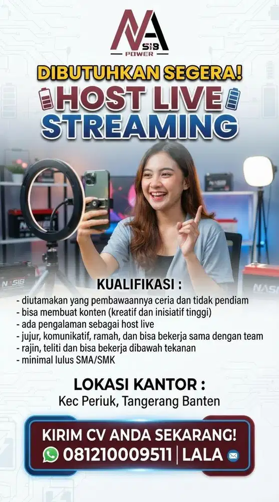 Loker host live streaming