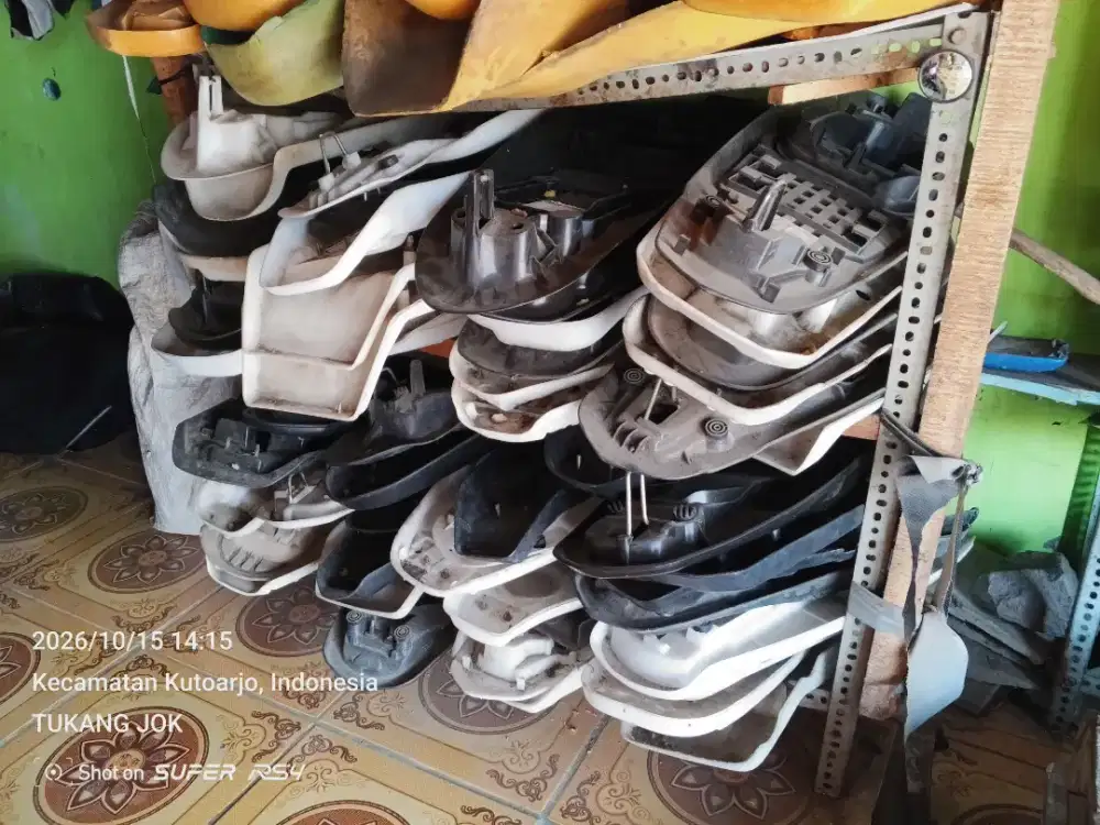 fiber tulangan atum jok sepeda montor baru pabrik assy